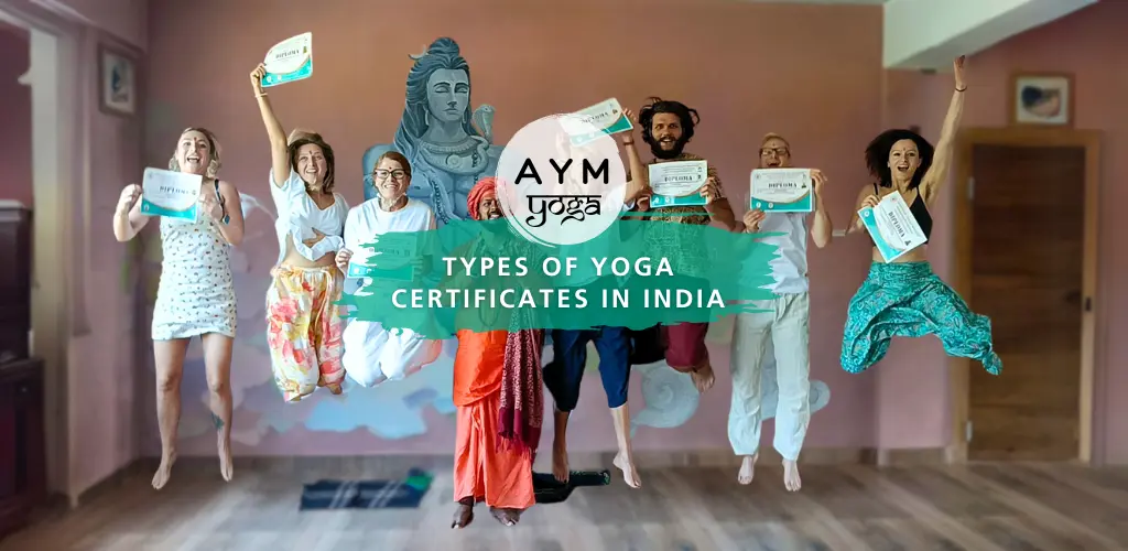Types of Yoga certificates in India