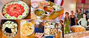 Food at AYM Yoga School