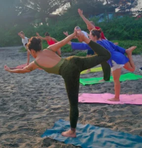 Beach Yoga Class